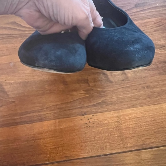 Anthropologie M4D3 Helen Black Suede Pumps Size 10 - Picture 5 of 7